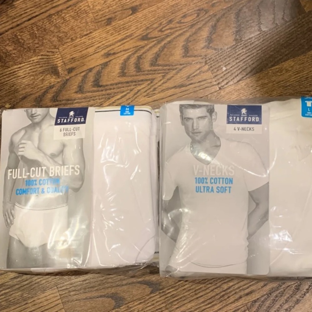 Men’s briefs and shirts